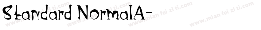 Standard NormalA字体转换